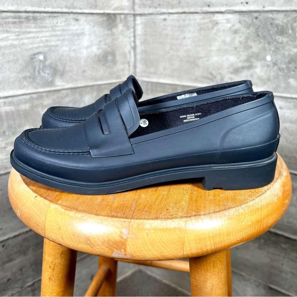 Hunter Matte Penny Loafers